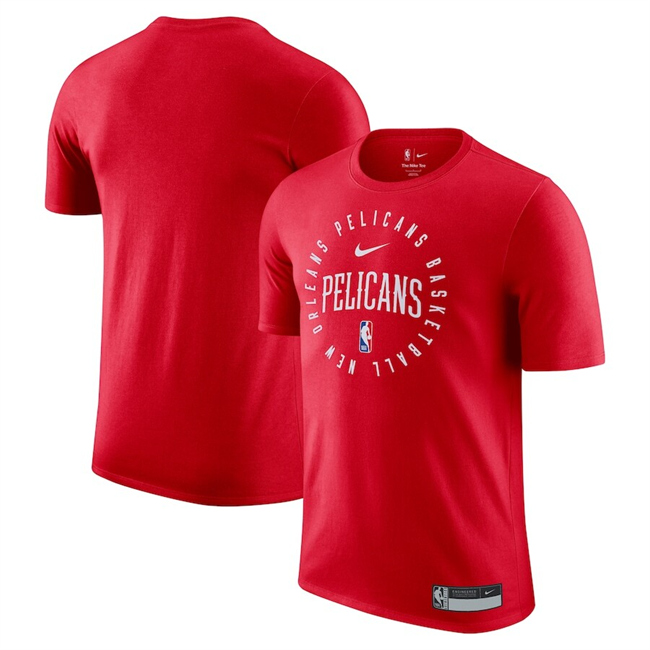 Men's New Orleans Pelicans Red 2024/25 Legend On-Court Practice Performance T-Shirt